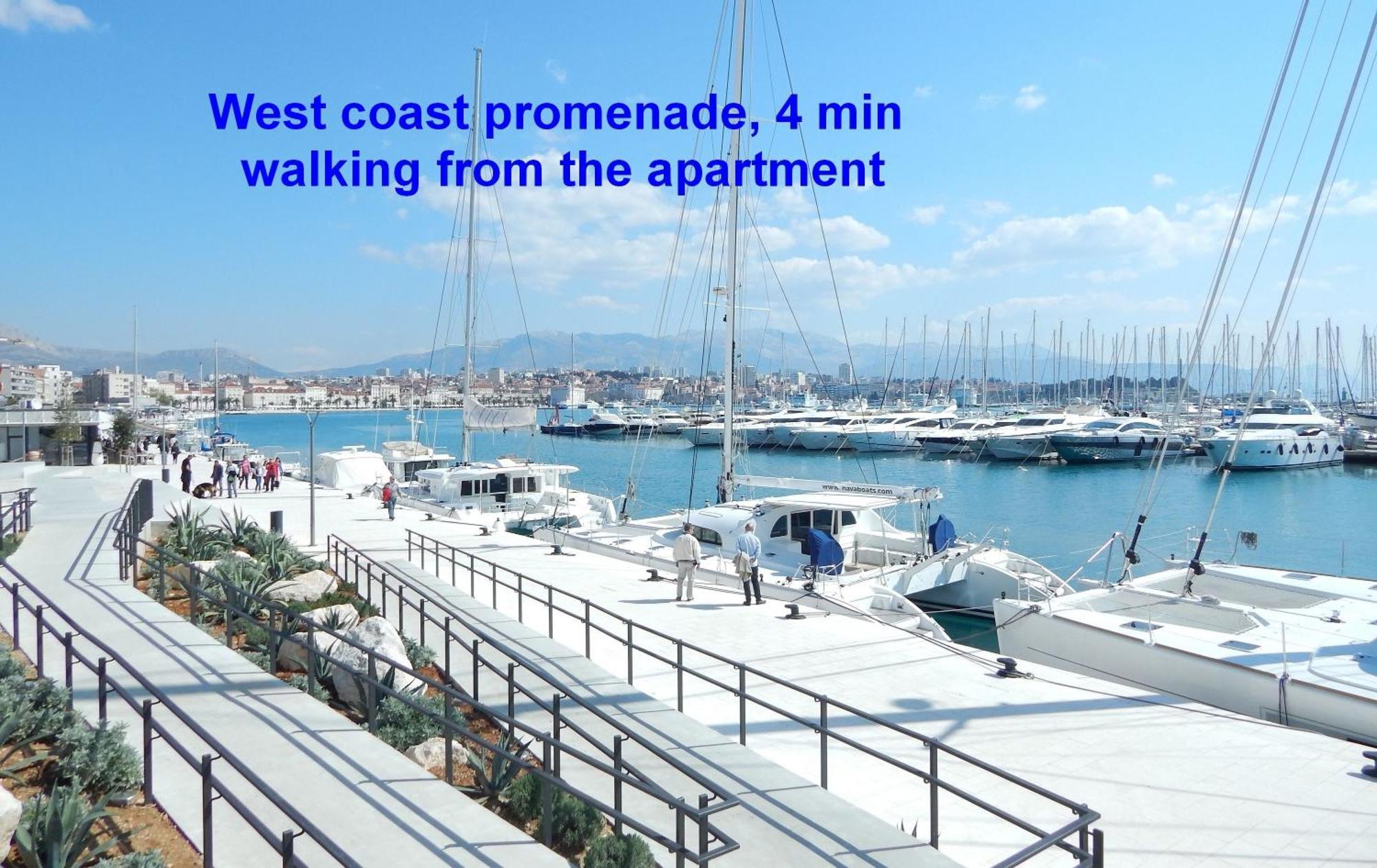 Beachfront Apartment Milan, With Balcony Split Dış mekan fotoğraf